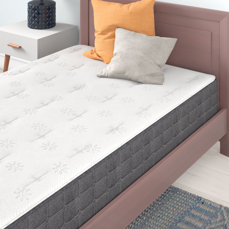 Zinus 8'' Medium Hybrid Mattress & Reviews Wayfair